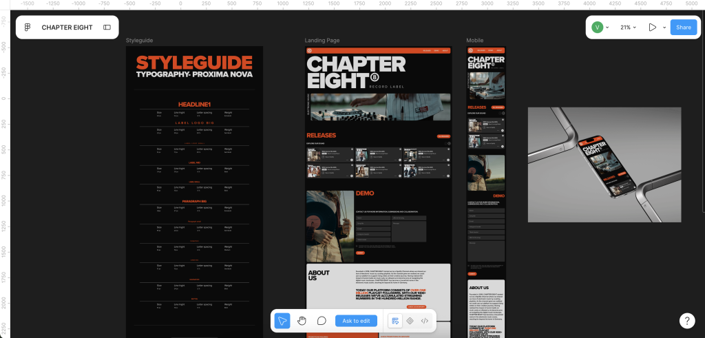 Chapter Eight Figma Design